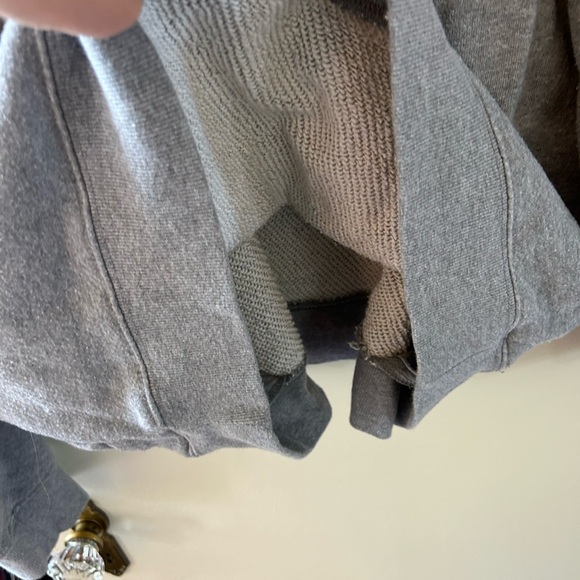 Mona B Size M/L Gray Hoodie Sweatshirt - Picture 4 of 4